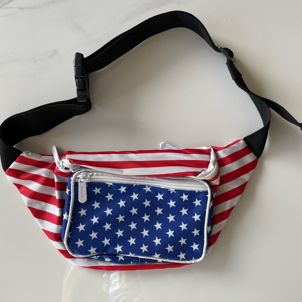 American Flag Sojourner Bags Belt Bag 8✖️6in